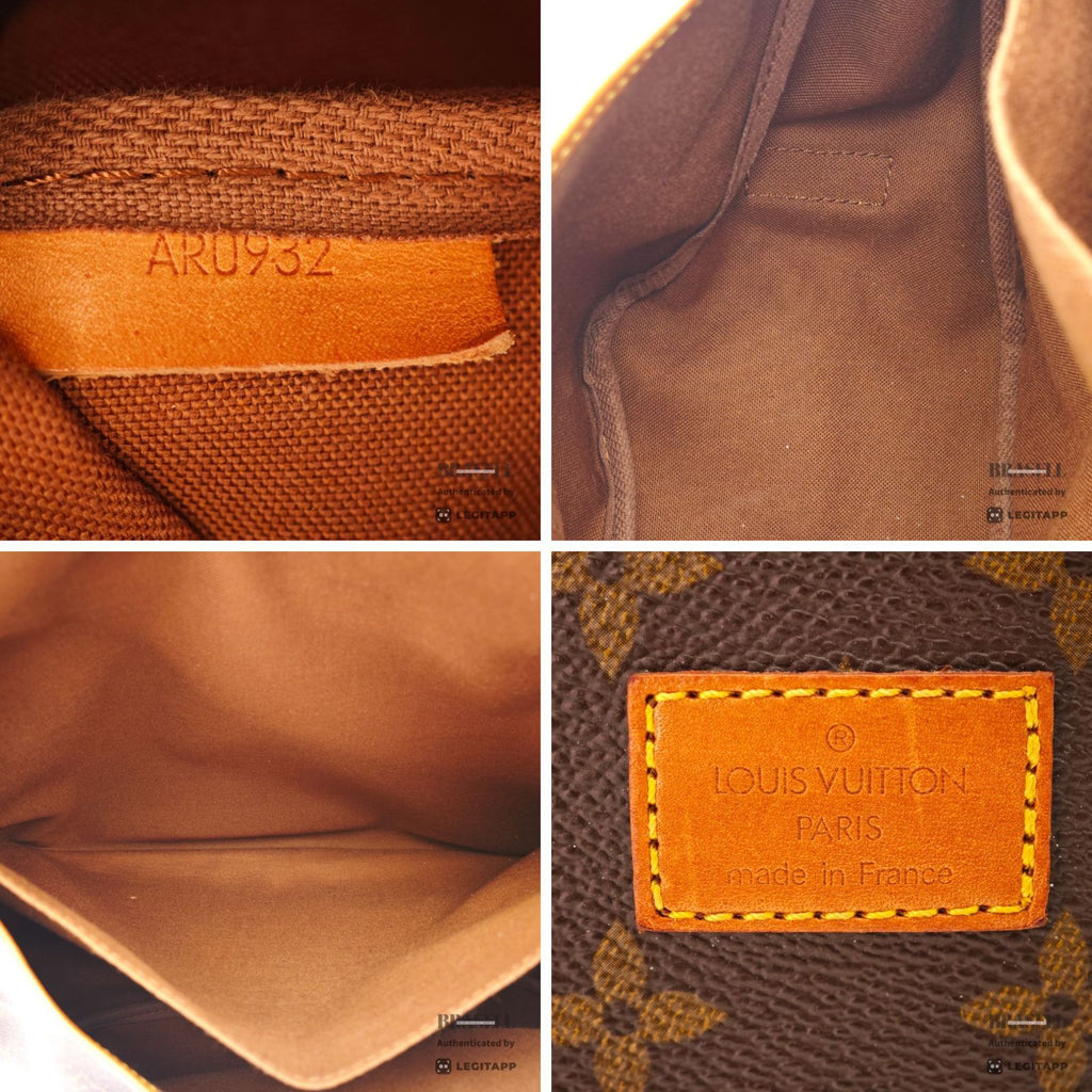 LOUIS VUITTON Monogram Saumur 35 M42254 Shoulder Bag Brown【ImportFeeFREE】