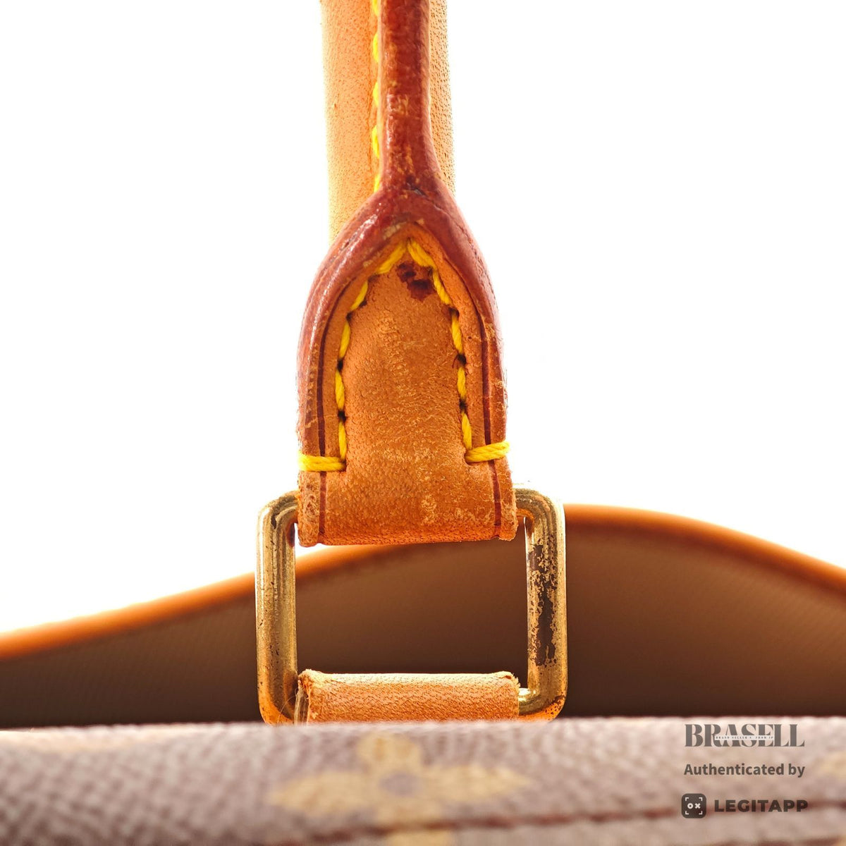LOUIS VUITTON Monogram Deauville M47270 Handbag Brown Unisex【ImportFeeFREE】