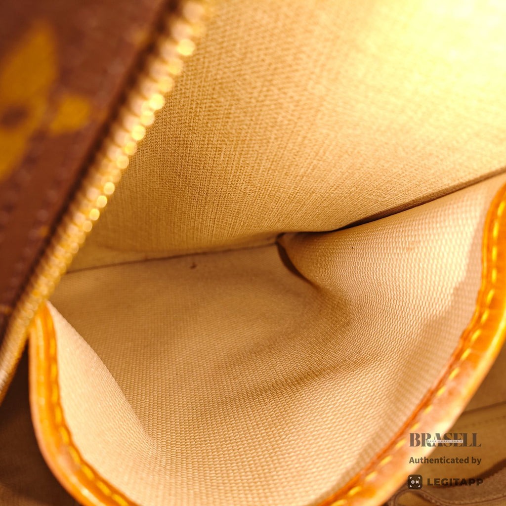 LOUIS VUITTON Monogram Deauville M47270 Handbag Brown Unisex【ImportFeeFREE】