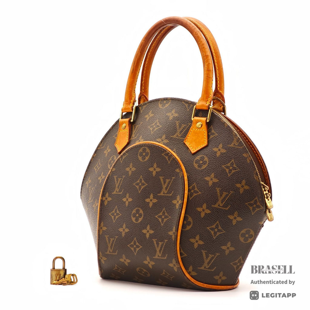 LOUIS VUITTON Monogram Ellipse PM M51127 Handbag Brown Women's【ImportFeeFREE】