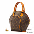 LOUIS VUITTON Monogram Ellipse PM M51127 Handbag Brown Women's【ImportFeeFREE】