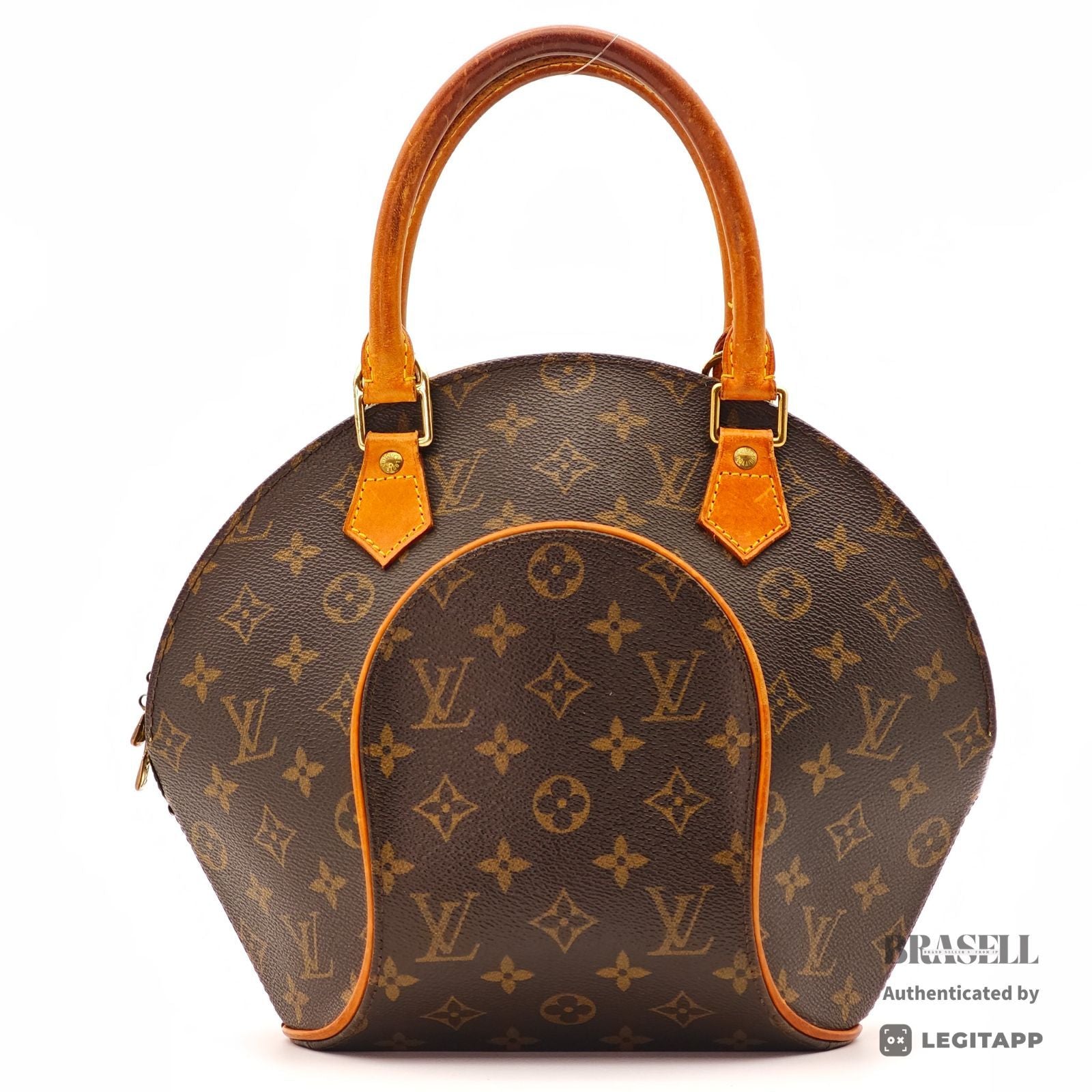 LOUIS VUITTON Monogram Ellipse PM M51127 Handbag Brown Women's【ImportFeeFREE】