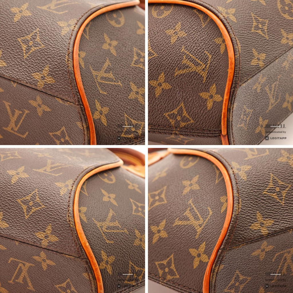 LOUIS VUITTON Monogram Ellipse PM M51127 Handbag Brown Women's【ImportFeeFREE】