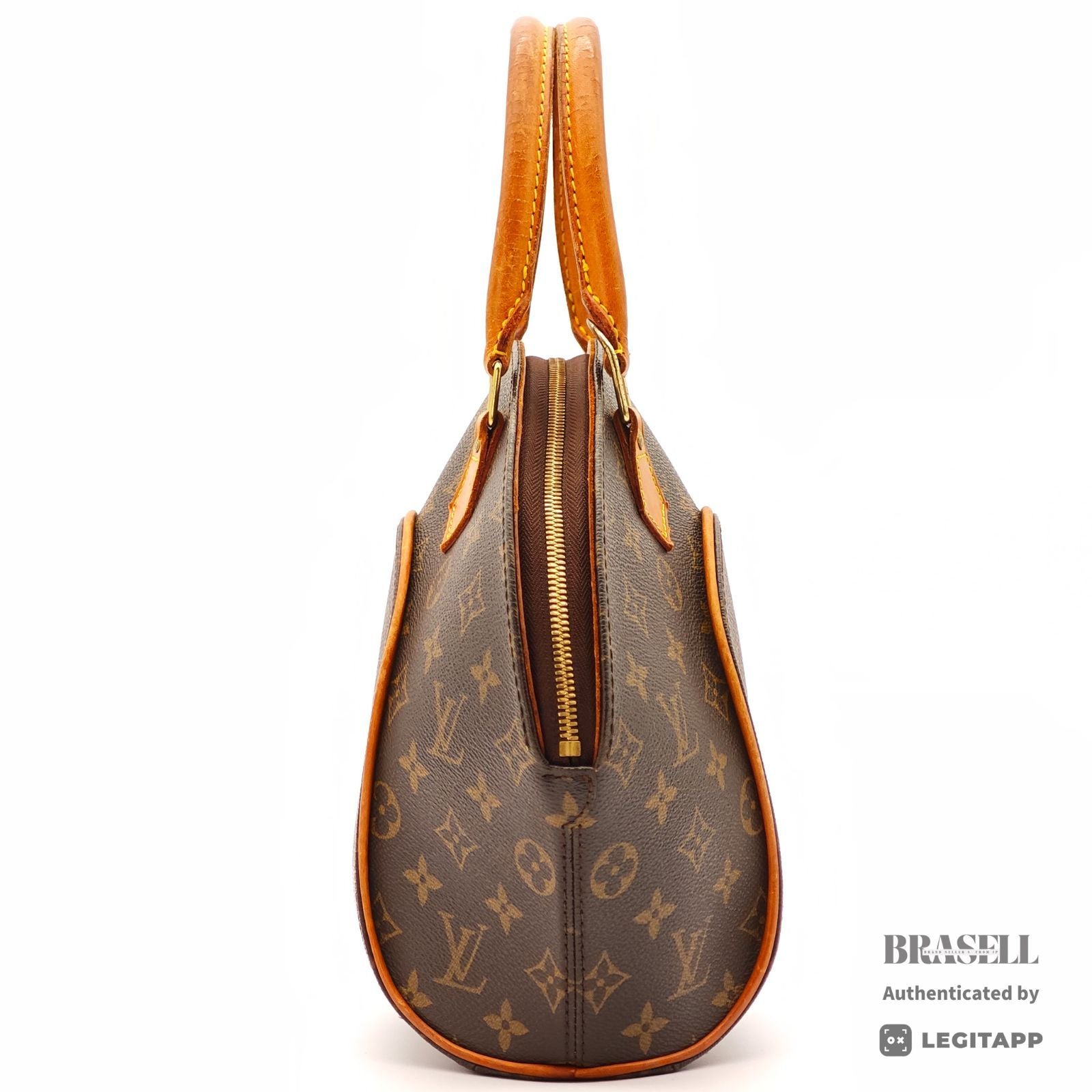 LOUIS VUITTON Monogram Ellipse PM M51127 Handbag Brown Women's【ImportFeeFREE】