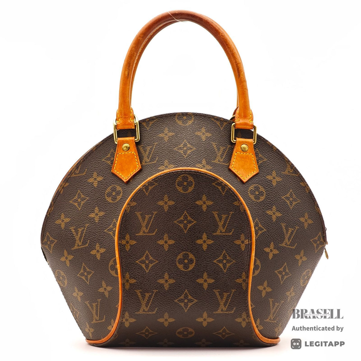 LOUIS VUITTON Monogram Ellipse PM M51127 Handbag Brown Women's【ImportFeeFREE】