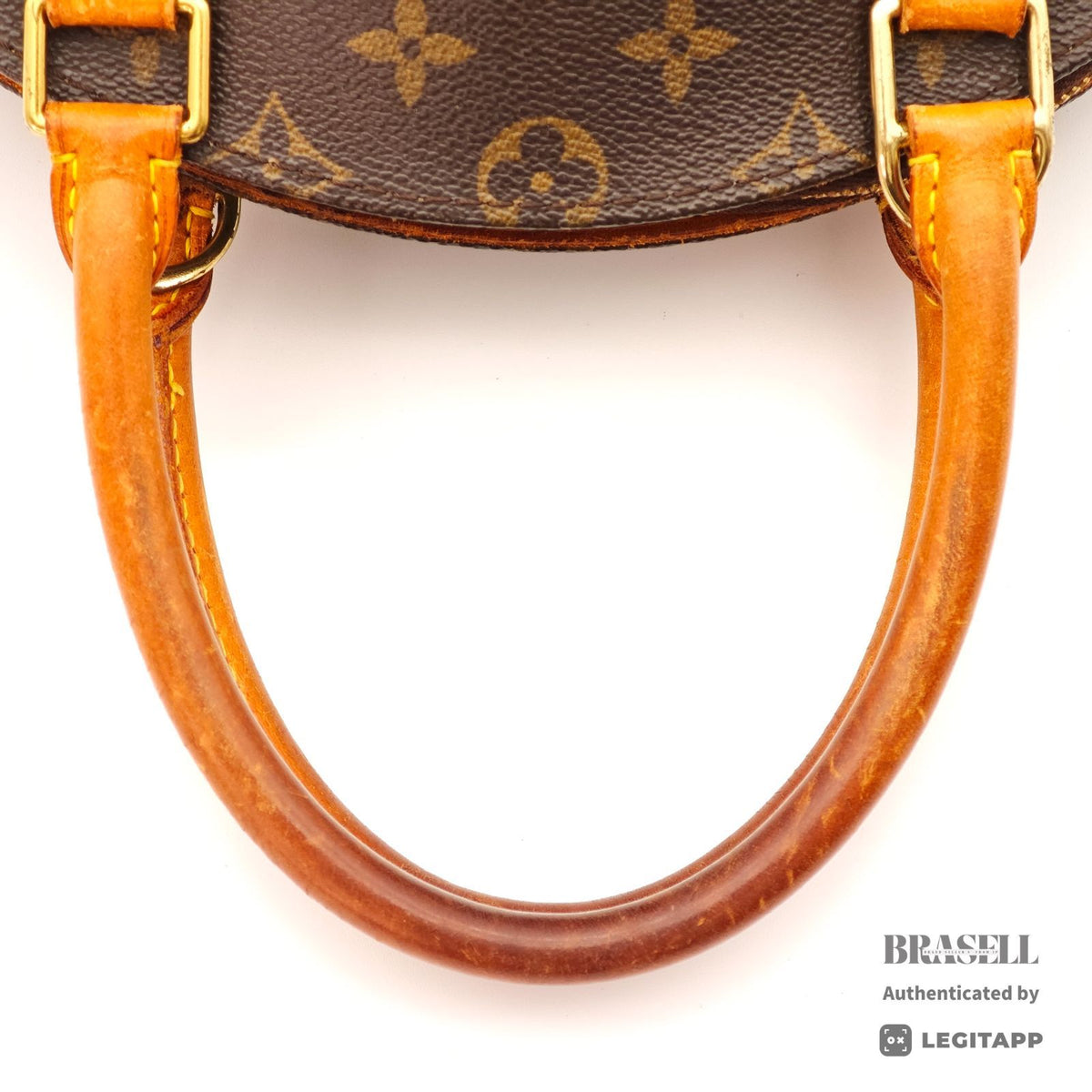 LOUIS VUITTON Monogram Ellipse PM M51127 Handbag Brown Women's【ImportFeeFREE】