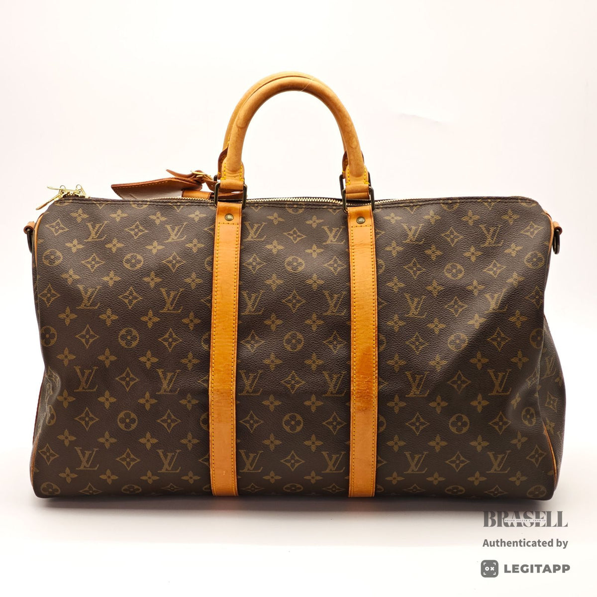 LOUIS VUITTON Monogram Keepall Bandoulire 50 M41416 Boston Bag【ImportFeeFREE】