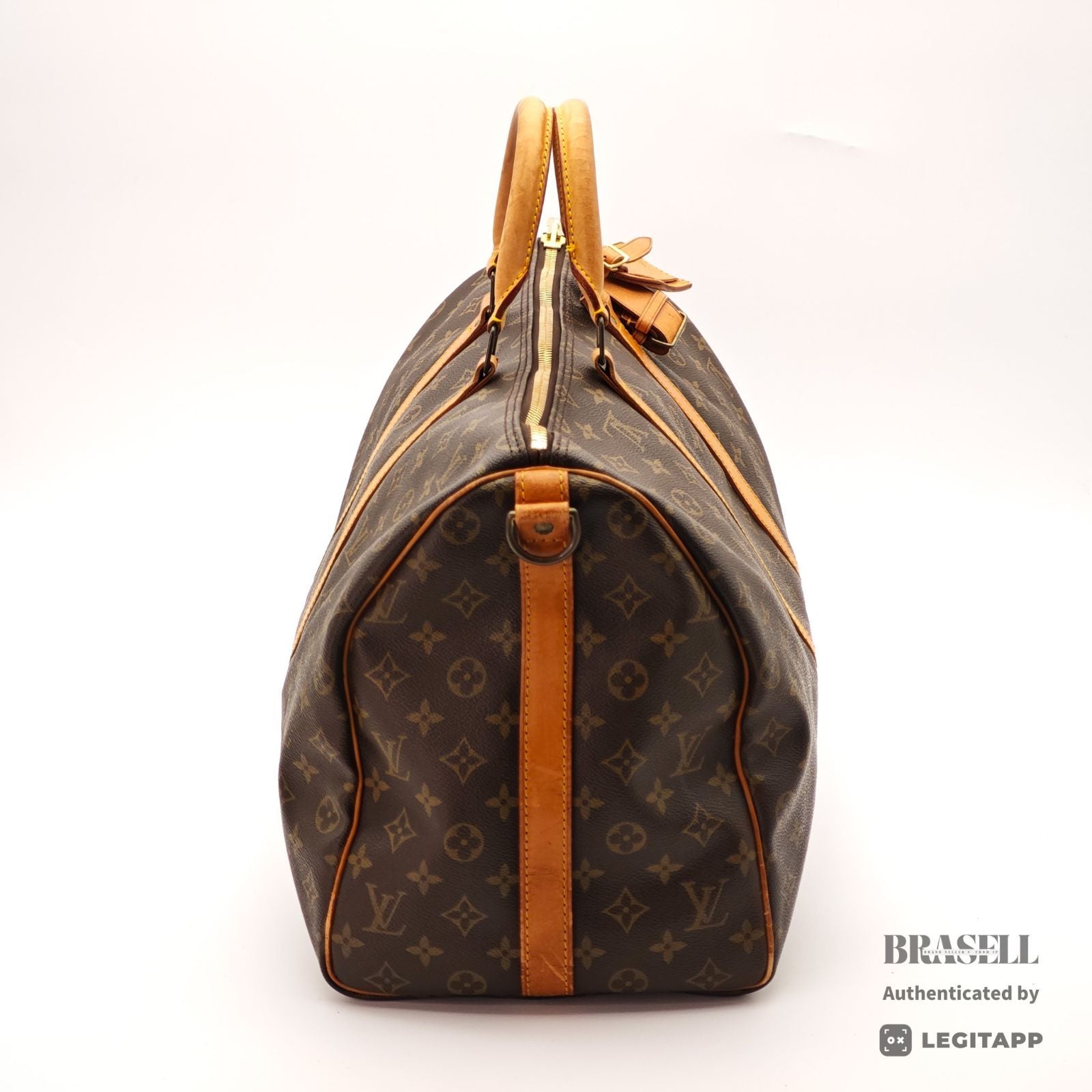 LOUIS VUITTON Monogram Keepall Bandoulire 50 M41416 Boston Bag【ImportFeeFREE】