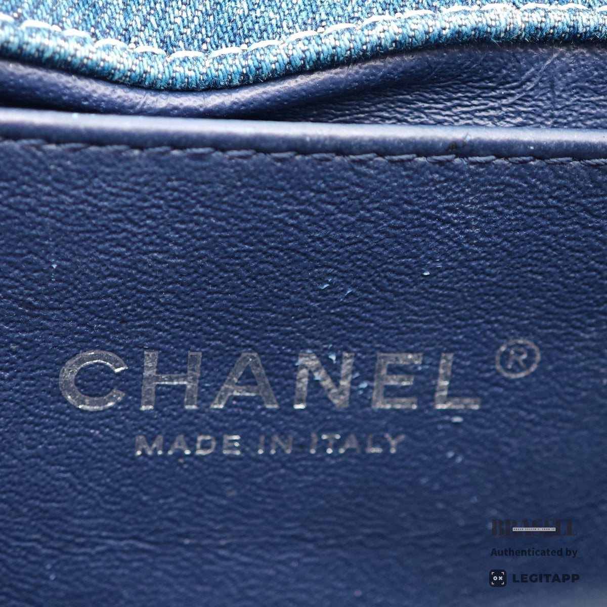 CHANEL Boy Chanel Denim Tweed Flap Shoulder Bag Blue Women's【ImportFeeFREE】