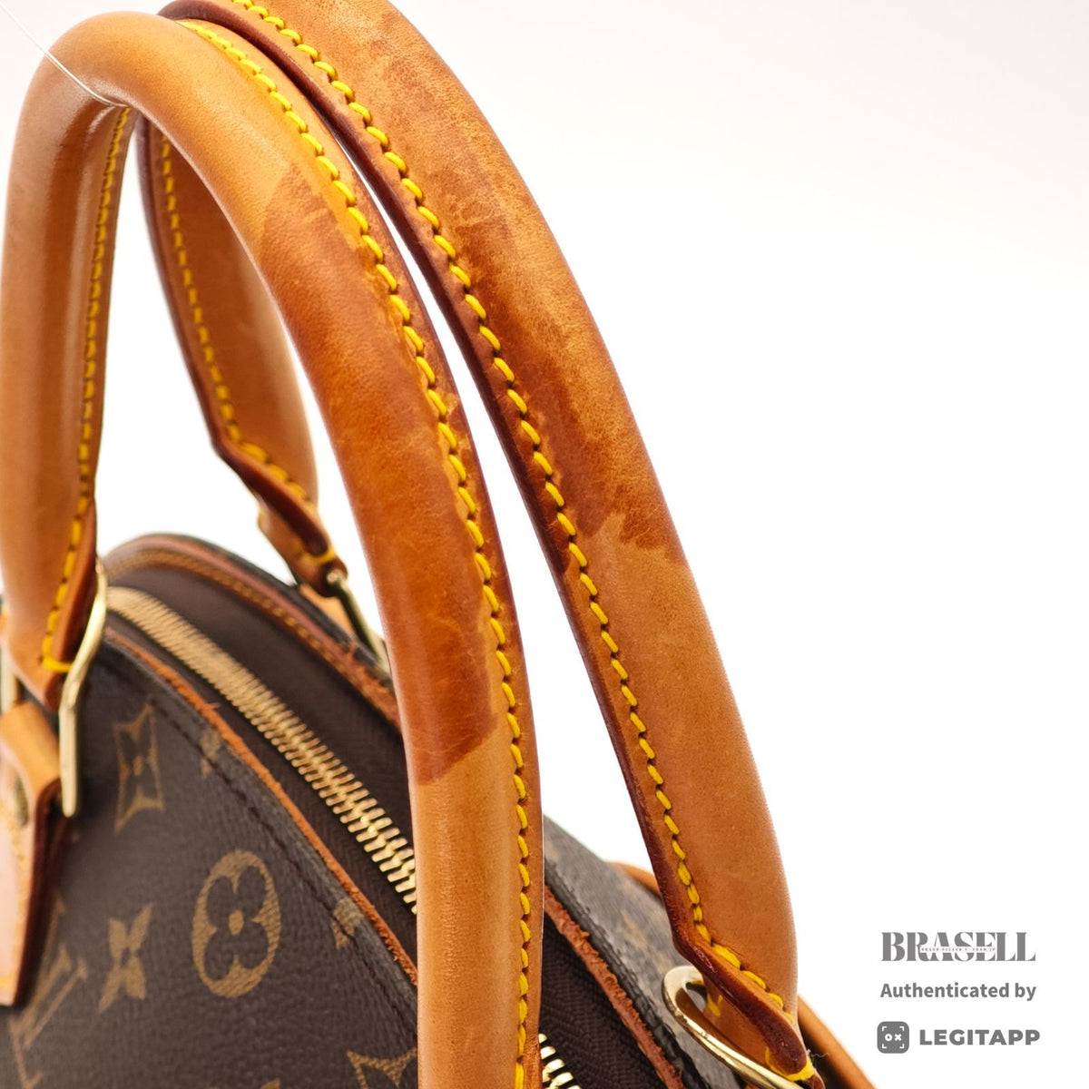 LOUIS VUITTON Monogram Ellipse MM M51126 Handbag Brown Women's【ImportFeeFREE】