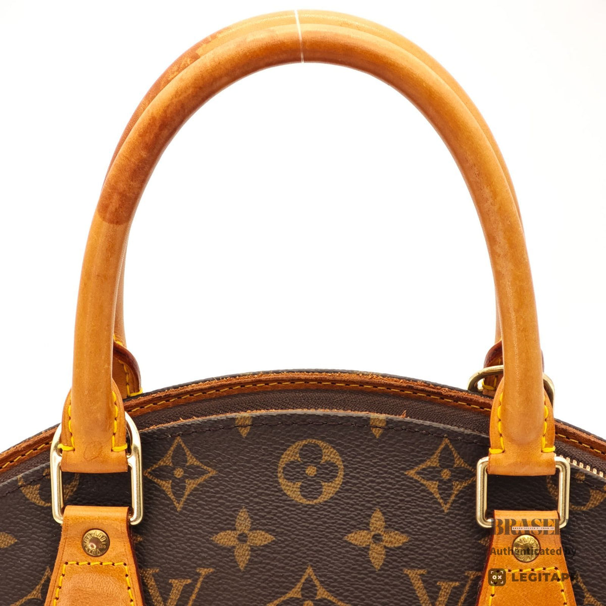 LOUIS VUITTON Monogram Ellipse MM M51126 Handbag Brown Women's【ImportFeeFREE】