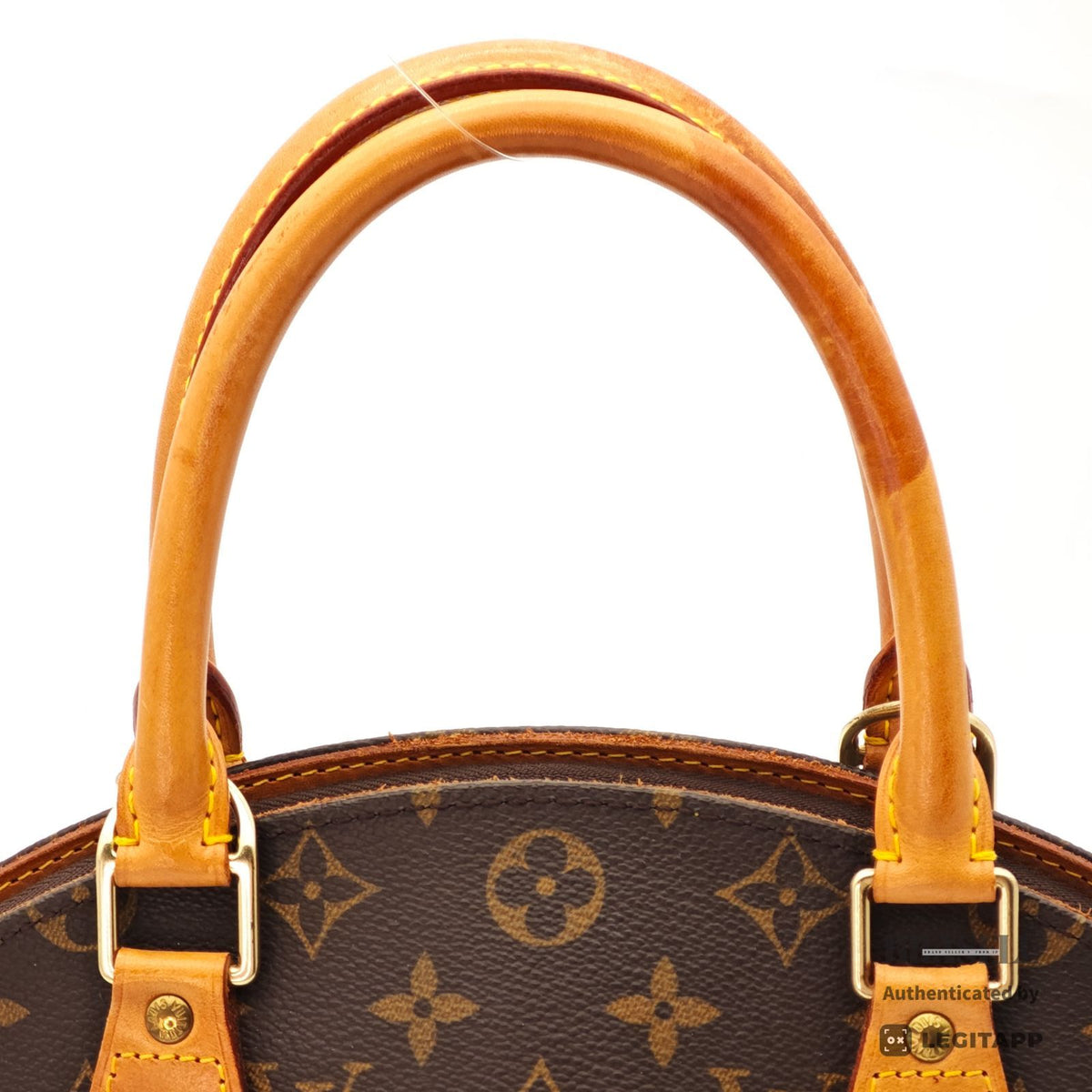 LOUIS VUITTON Monogram Ellipse MM M51126 Handbag Brown Women's【ImportFeeFREE】