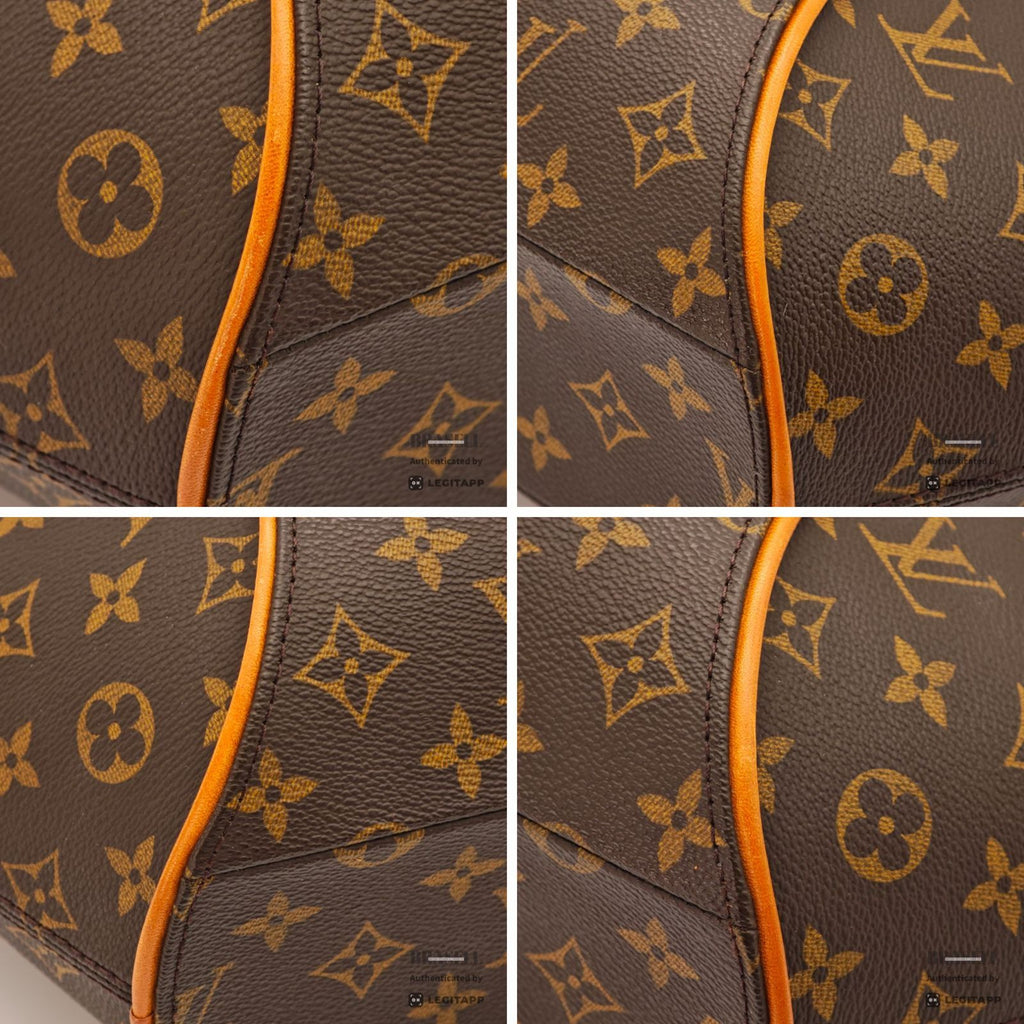 LOUIS VUITTON Monogram Ellipse MM M51126 Handbag Brown Women's【ImportFeeFREE】