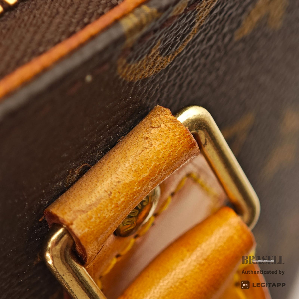 LOUIS VUITTON Monogram Ellipse MM M51126 Handbag Brown Women's【ImportFeeFREE】