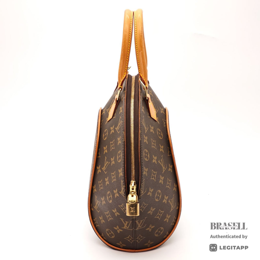 LOUIS VUITTON Monogram Ellipse MM M51126 Handbag Brown Women's【ImportFeeFREE】