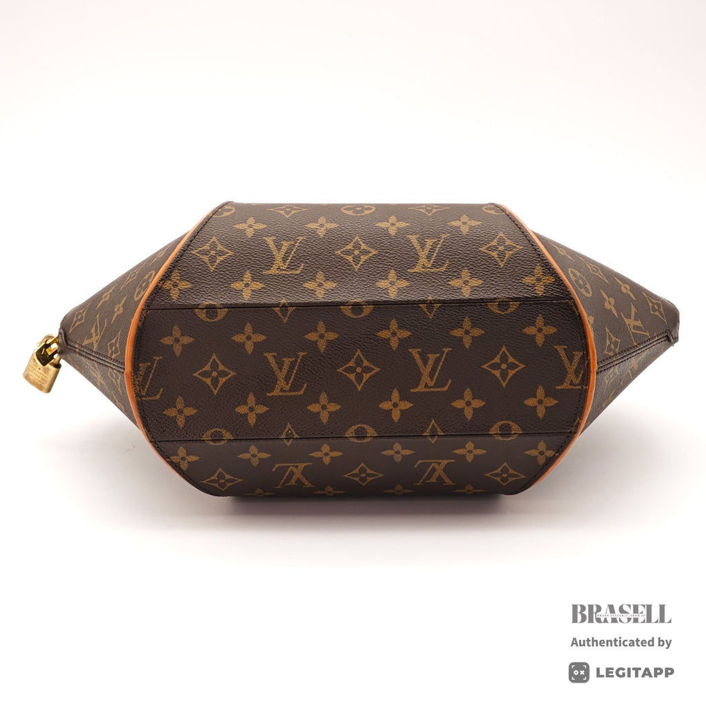 LOUIS VUITTON Monogram Ellipse MM M51126 Handbag Brown Women's【ImportFeeFREE】