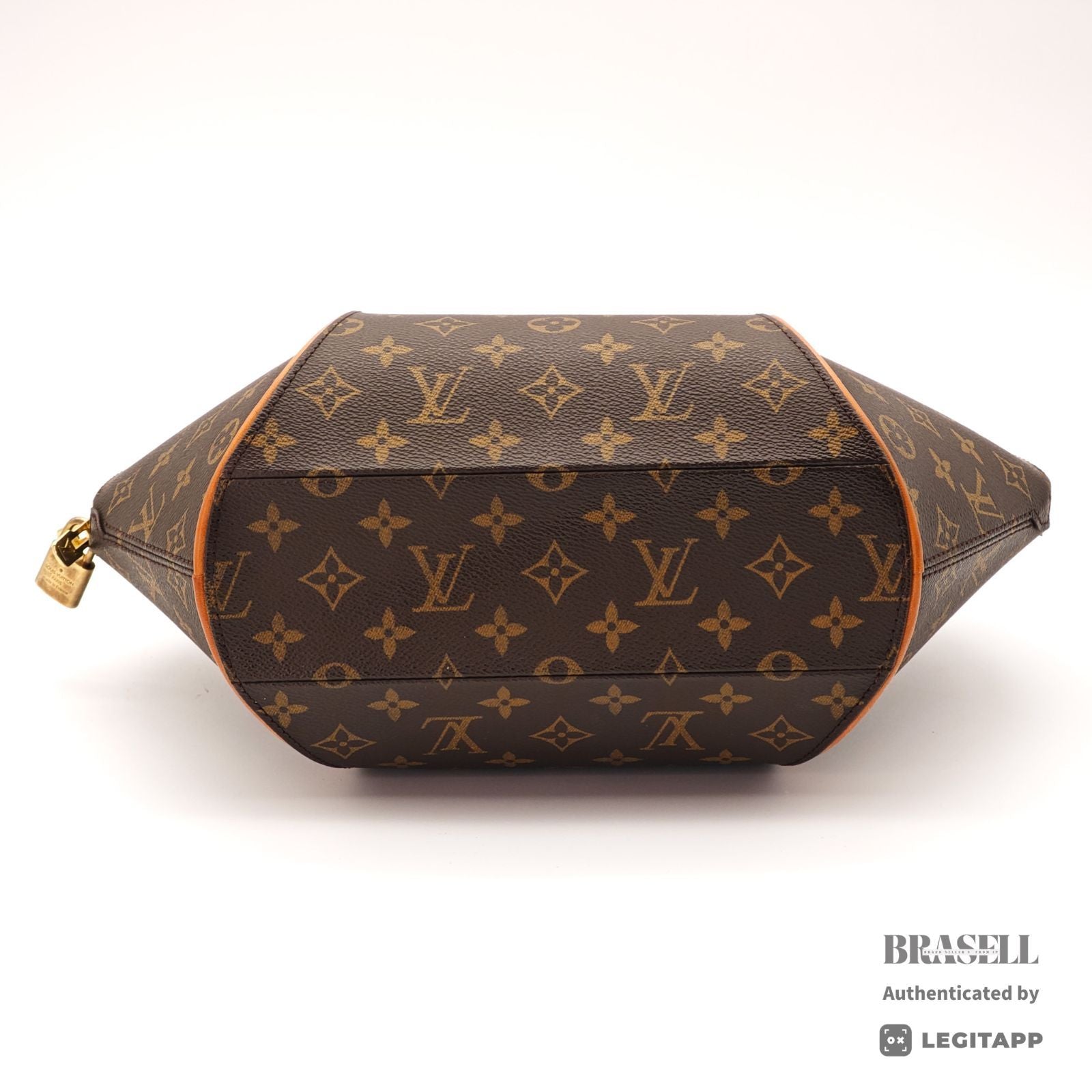LOUIS VUITTON Monogram Ellipse MM M51126 Handbag Brown Women's【ImportFeeFREE】