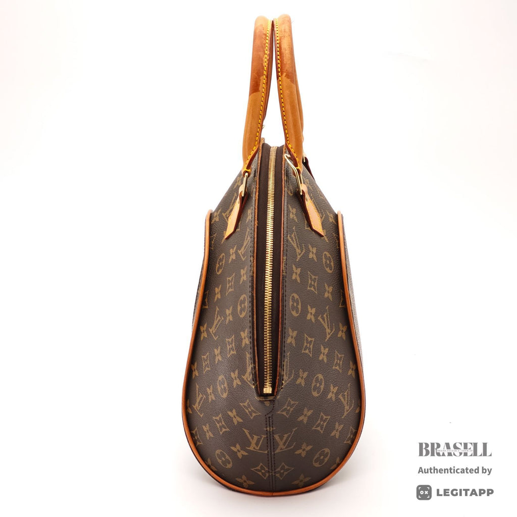 LOUIS VUITTON Monogram Ellipse MM M51126 Handbag Brown Women's【ImportFeeFREE】