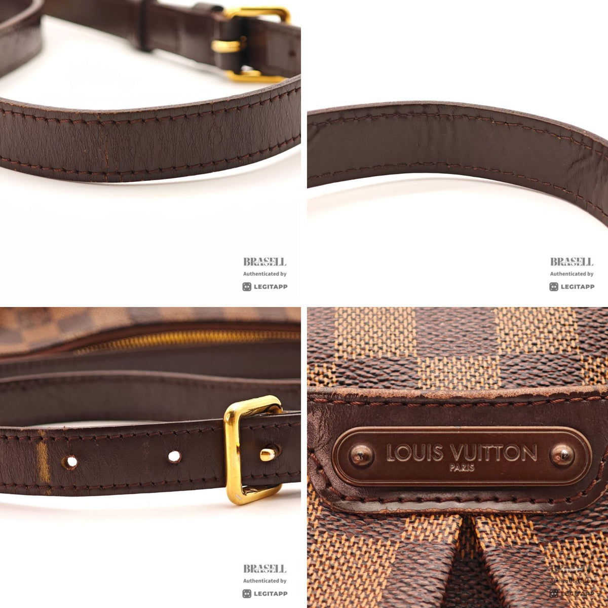 LOUIS VUITTON Ebene Bloomsbury PM N42251 Shoulder Bag Brown【ImportFeeFREE】