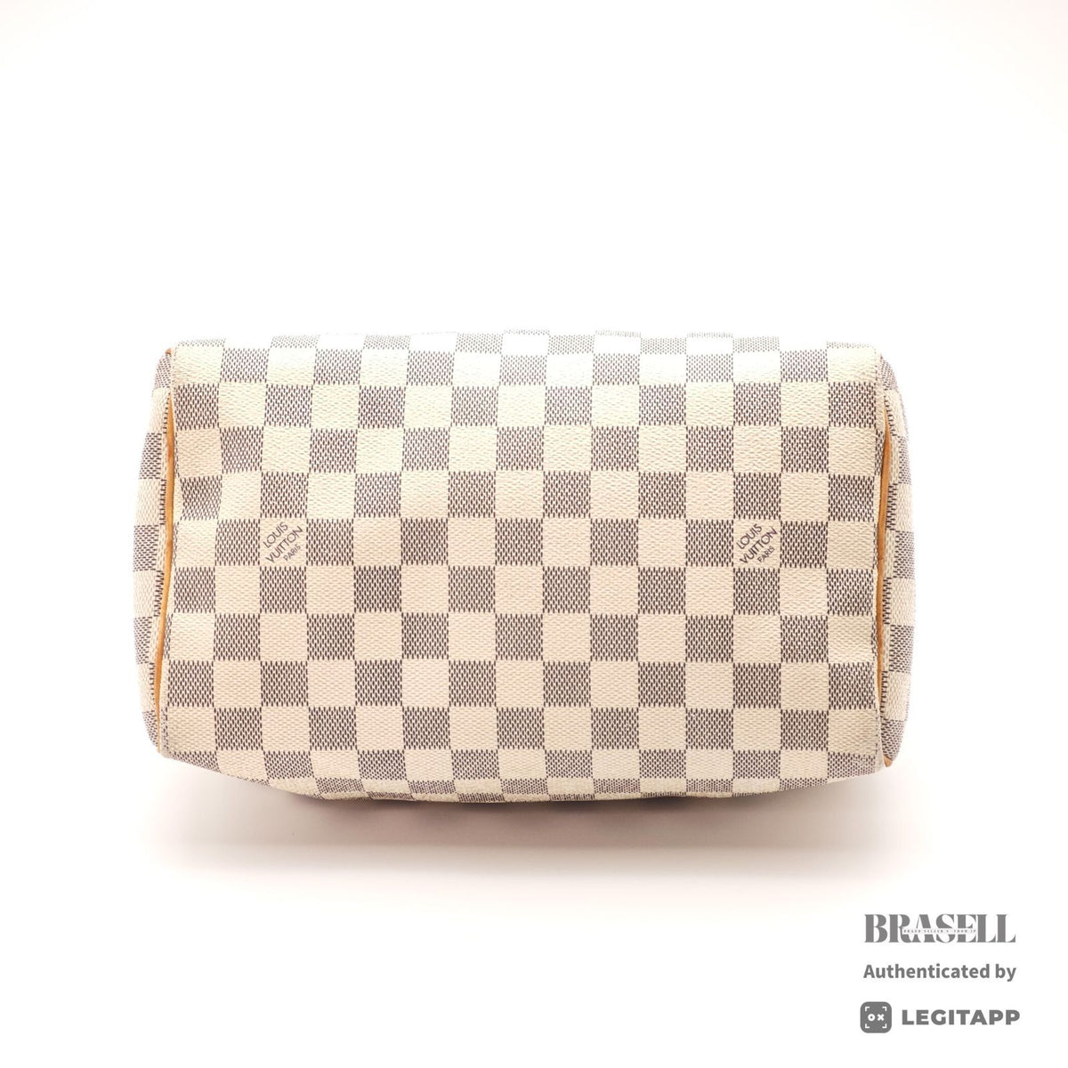 LOUIS VUITTON Damier Azur Speedy 25 N41534 Handbag White【ImportFeeFREE】