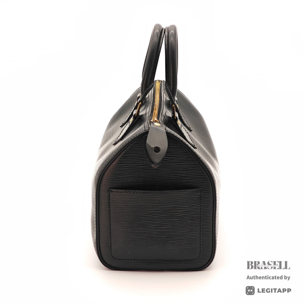LOUIS VUITTON Epi Speedy M59032 Handbag Black Women's【ImportFeeFREE】