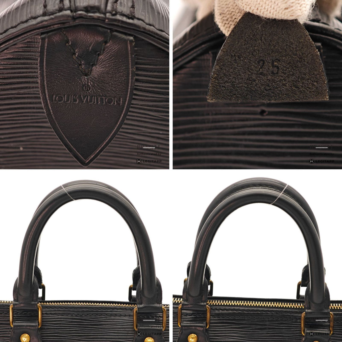 LOUIS VUITTON Epi Speedy M59032 Handbag Black Women's【ImportFeeFREE】