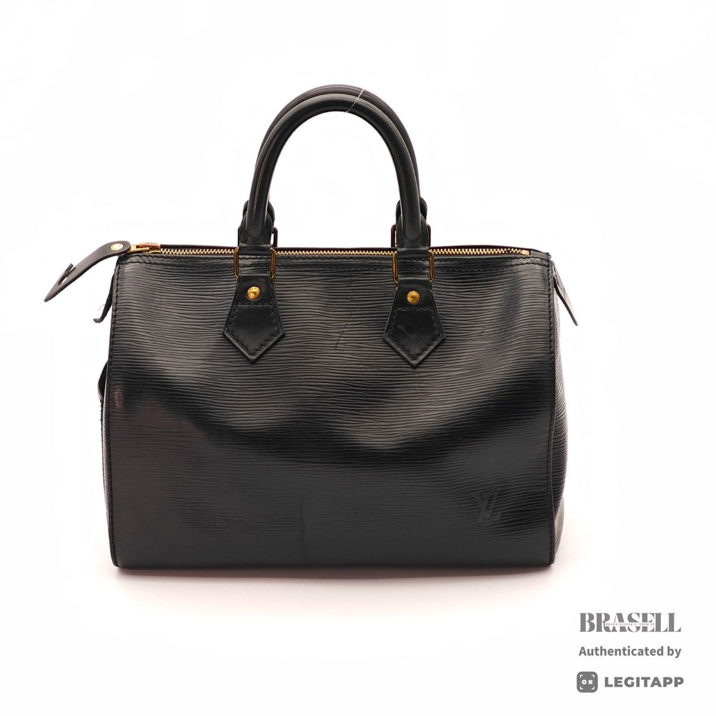 LOUIS VUITTON Epi Speedy M59032 Handbag Black Women's【ImportFeeFREE】
