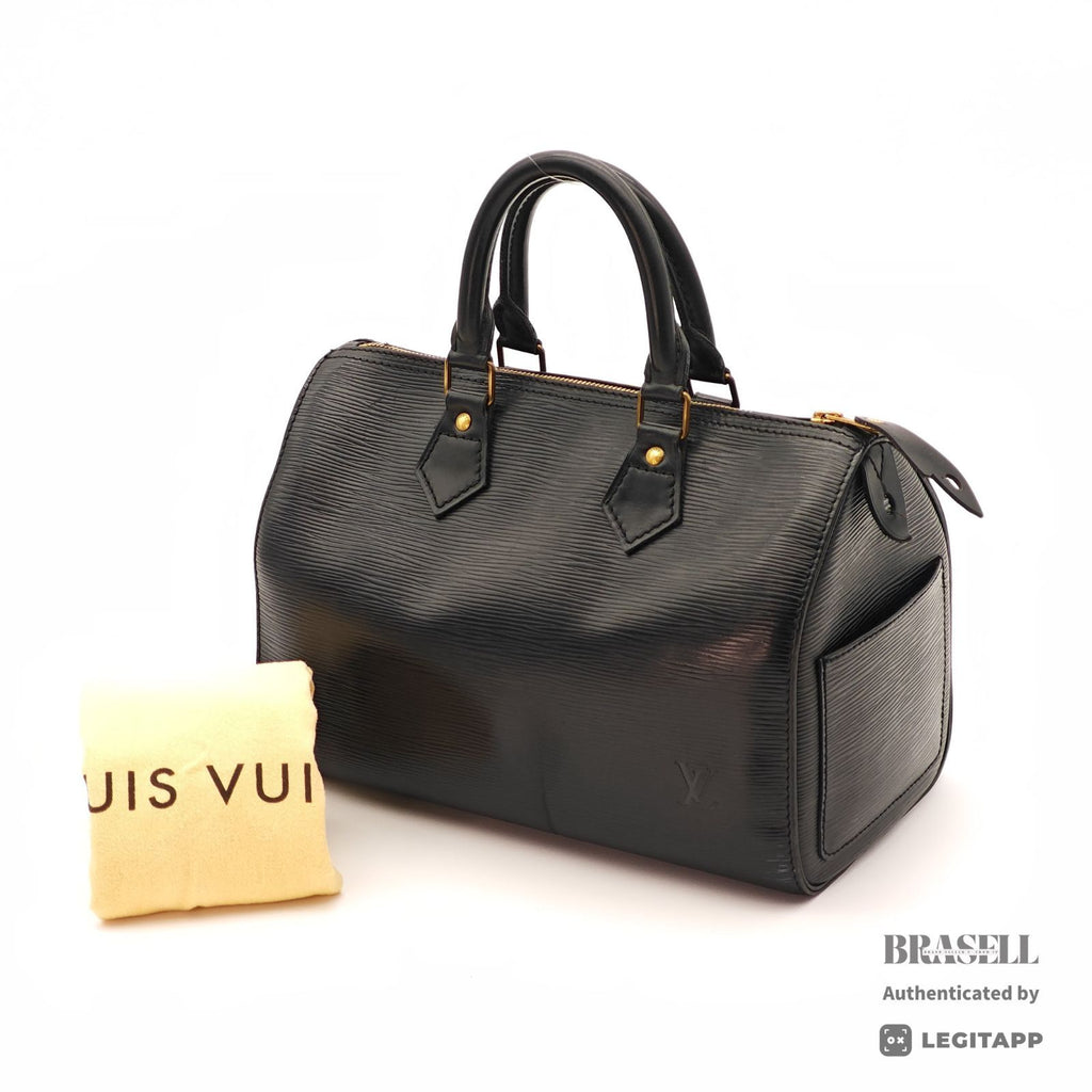 LOUIS VUITTON Epi Speedy M59032 Handbag Black Women's【ImportFeeFREE】