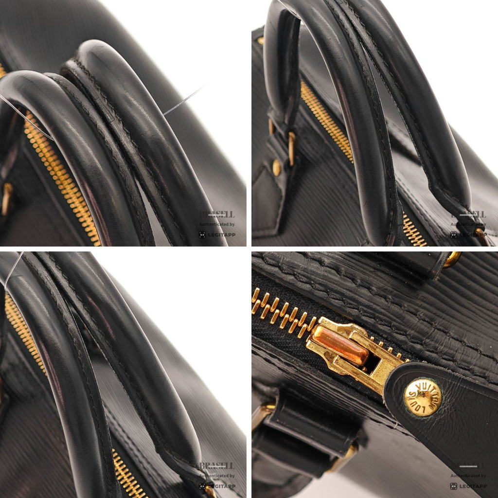 LOUIS VUITTON Epi Speedy M59032 Handbag Black Women's【ImportFeeFREE】