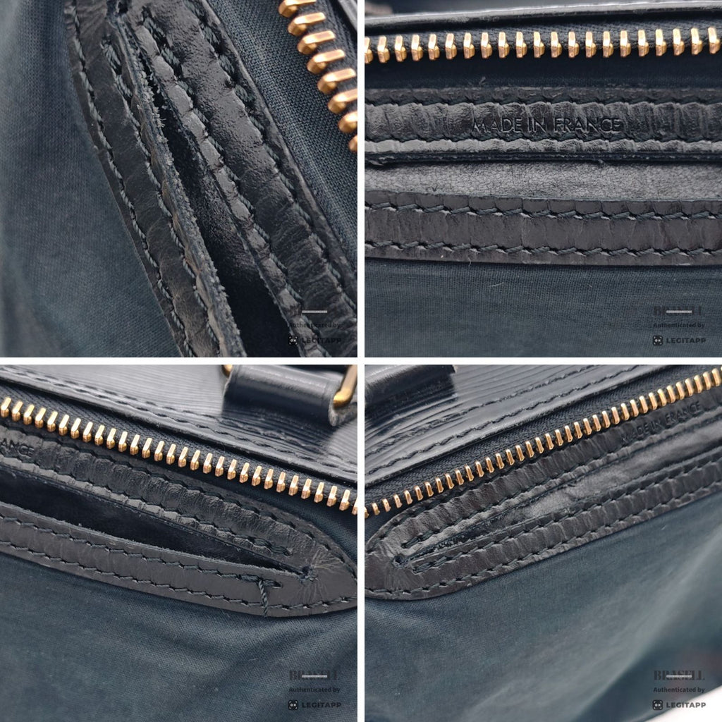 LOUIS VUITTON Epi Speedy M59032 Handbag Black Women's【ImportFeeFREE】