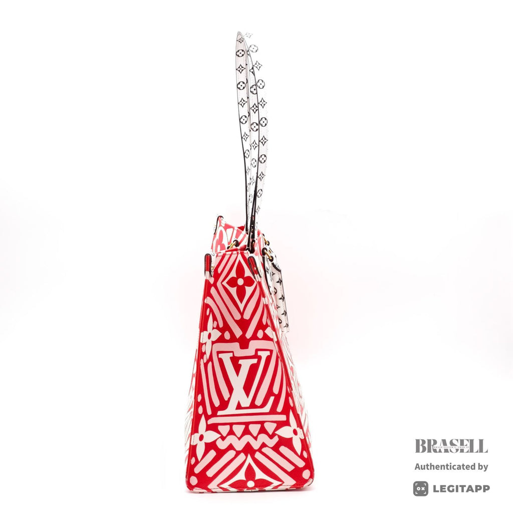 LOUIS VUITTON Crafty OnTheGo GM M45358 Tote Bag Red White【ImportFeeFREE】