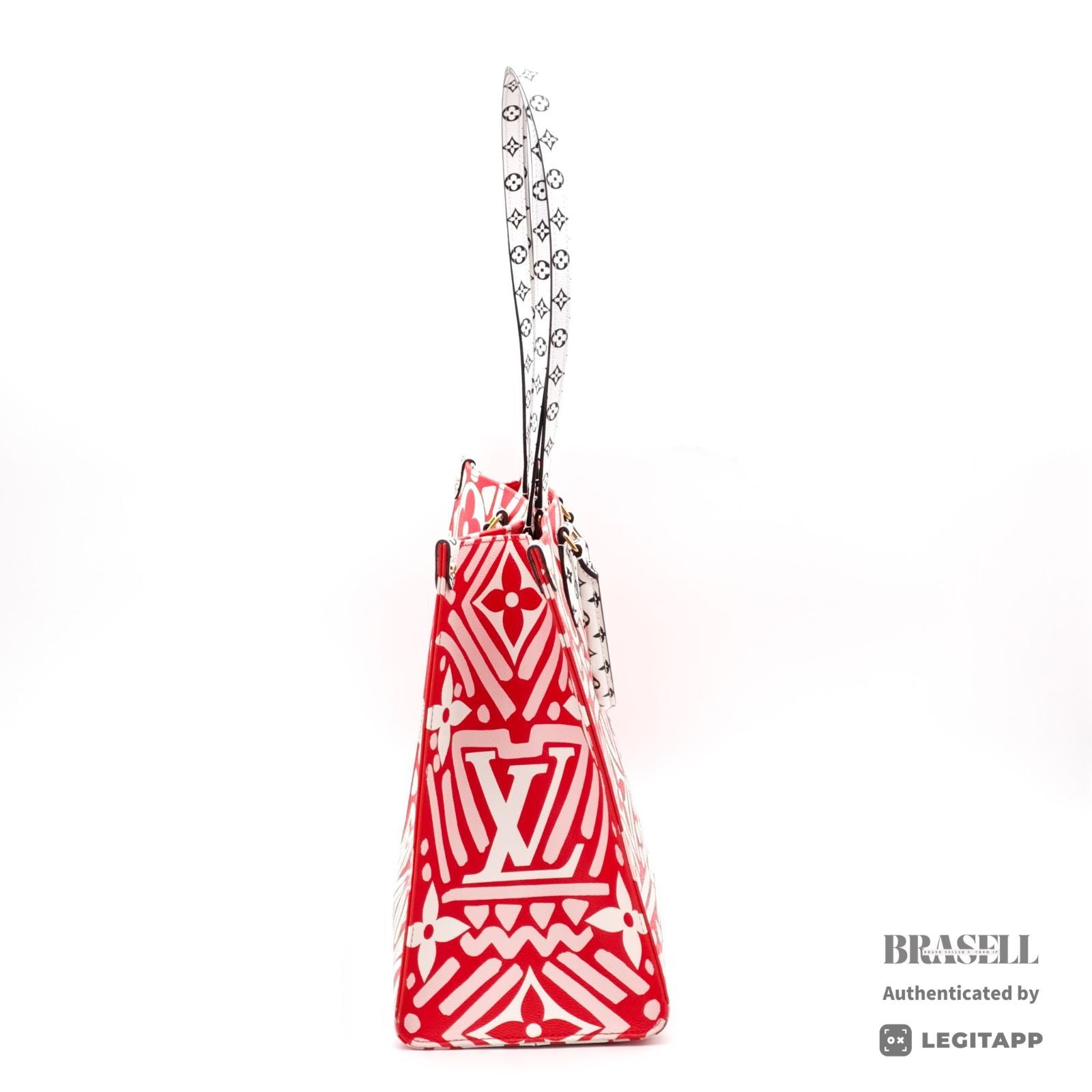 LOUIS VUITTON Crafty OnTheGo GM M45358 Tote Bag Red White【ImportFeeFREE】