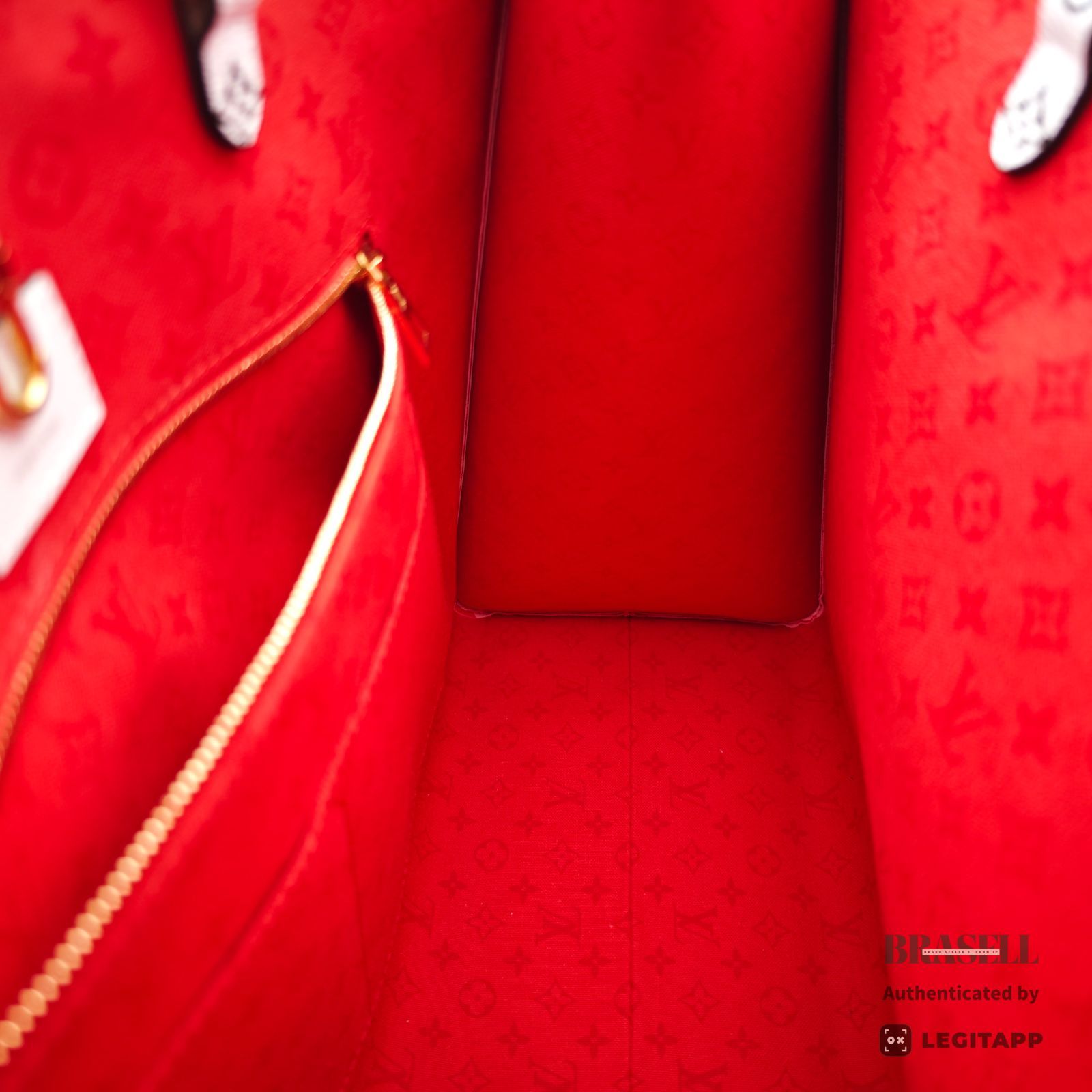 LOUIS VUITTON Crafty OnTheGo GM M45358 Tote Bag Red White【ImportFeeFREE】