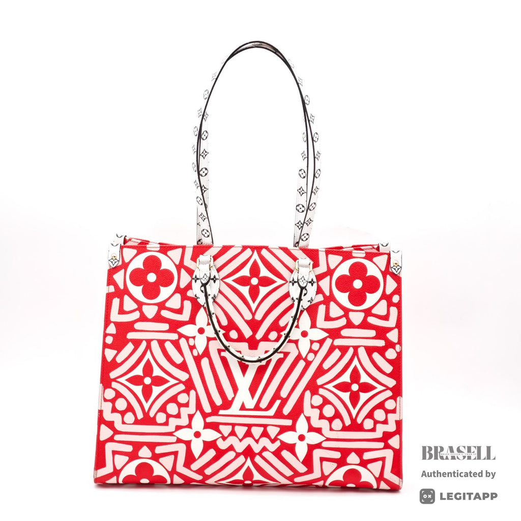 LOUIS VUITTON Crafty OnTheGo GM M45358 Tote Bag Red White【ImportFeeFREE】