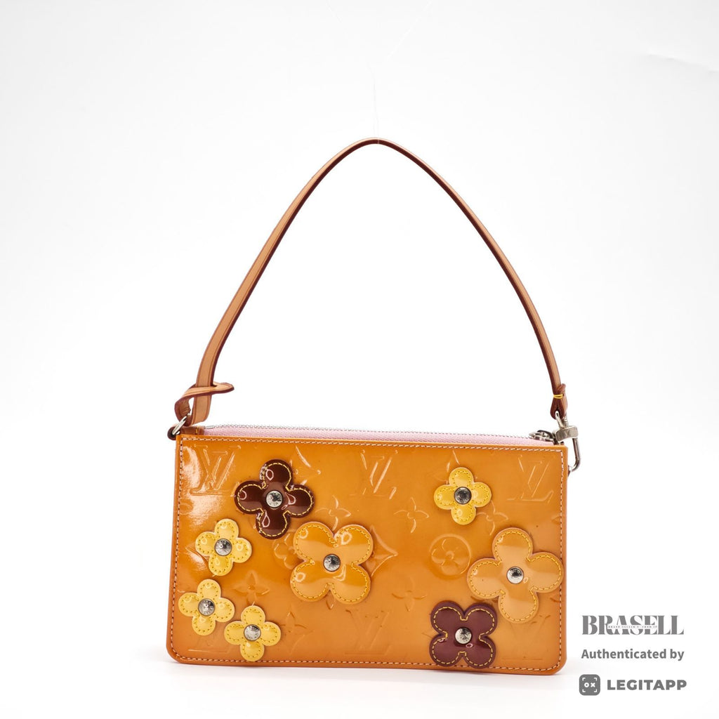 LOUIS VUITTON Flower Lexington M92247 Mini Handbag Orange 【ImportFeeFREE】