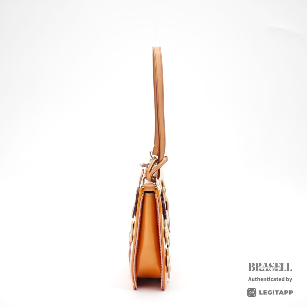 LOUIS VUITTON Flower Lexington M92247 Mini Handbag Orange 【ImportFeeFREE】