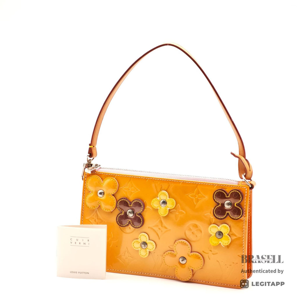 LOUIS VUITTON Flower Lexington M92247 Mini Handbag Orange 【ImportFeeFREE】