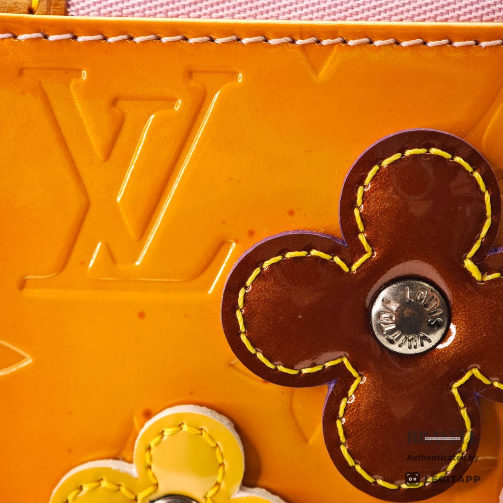LOUIS VUITTON Flower Lexington M92247 Mini Handbag Orange 【ImportFeeFREE】