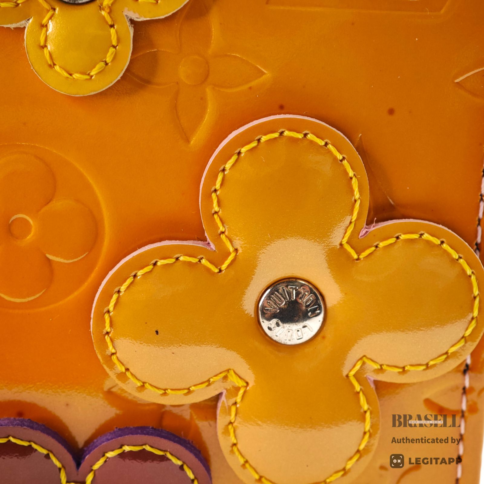 LOUIS VUITTON Flower Lexington M92247 Mini Handbag Orange 【ImportFeeFREE】