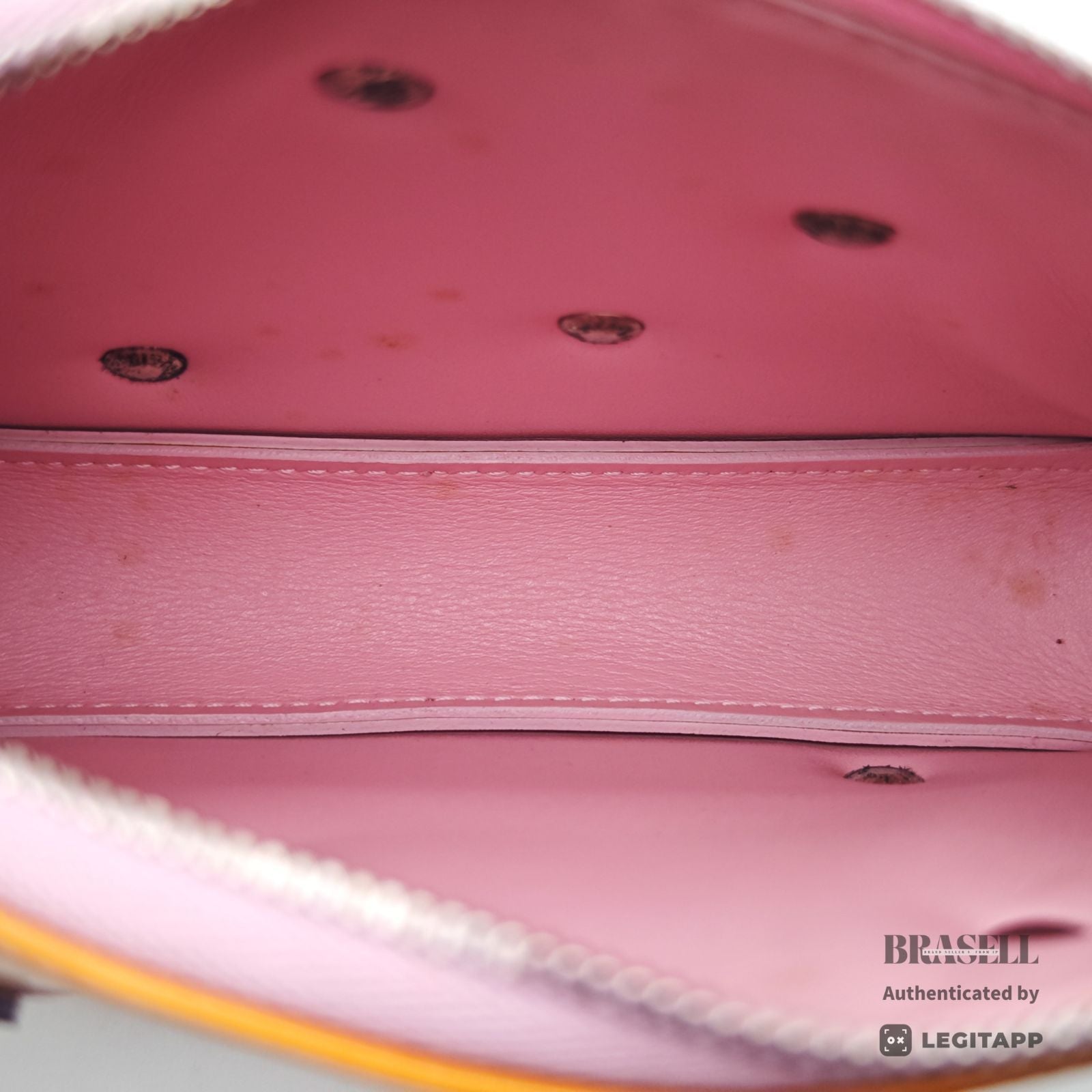 LOUIS VUITTON Flower Lexington M92247 Mini Handbag Orange 【ImportFeeFREE】