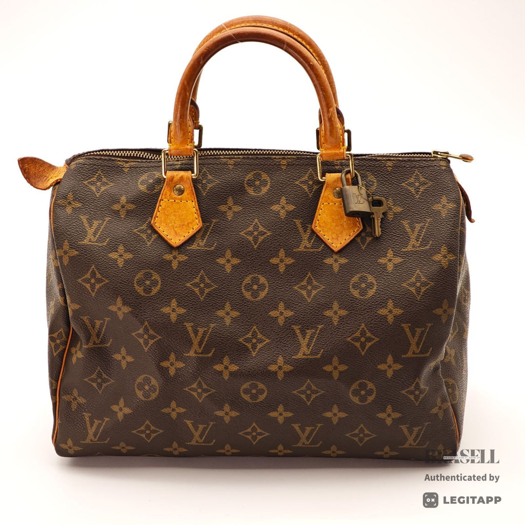 LOUIS VUITTON Speedy 30 M41526 Hand Bag Mini Boston Monogram BN【ImportFeeFREE】