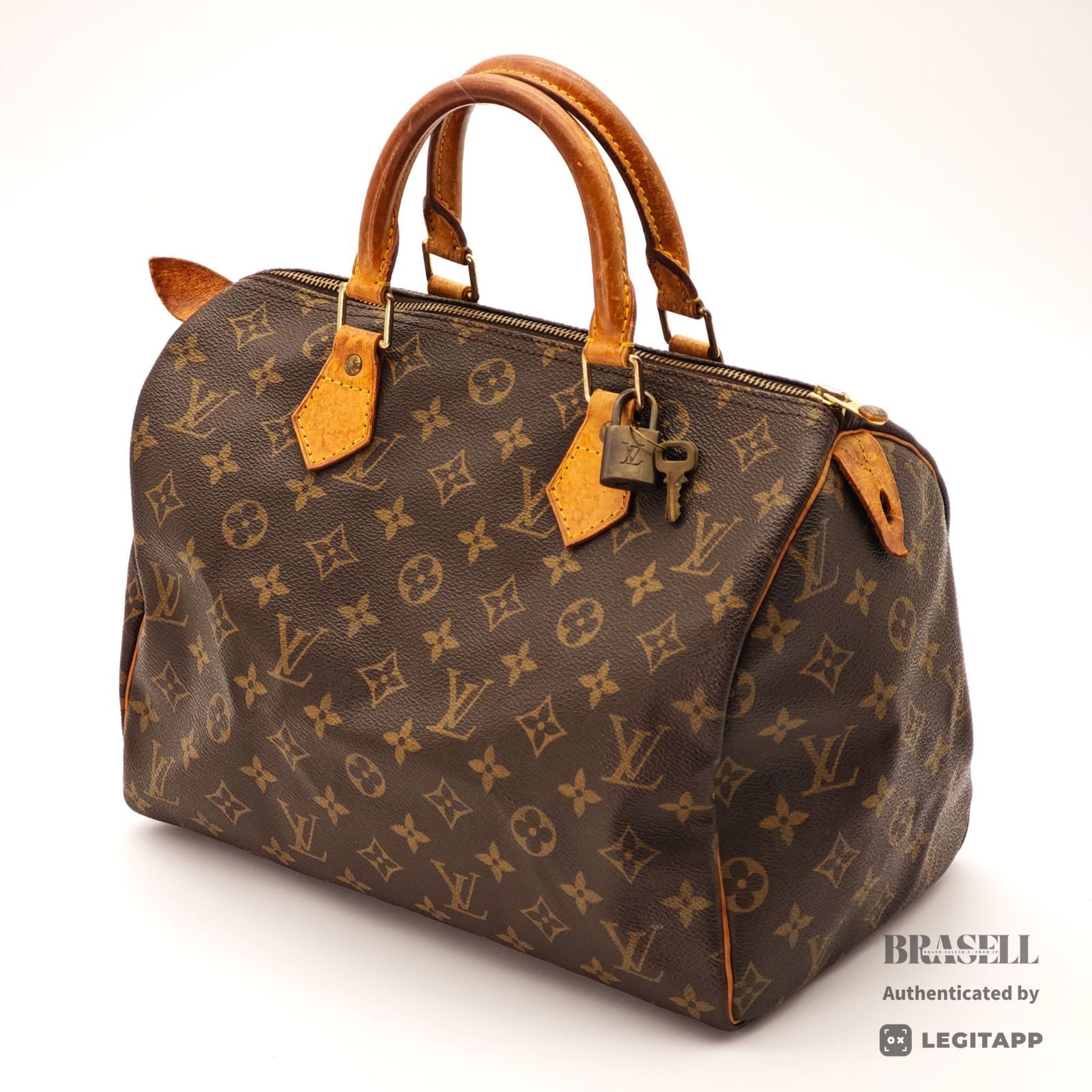 LOUIS VUITTON Speedy 30 M41526 Hand Bag Mini Boston Monogram BN【ImportFeeFREE】