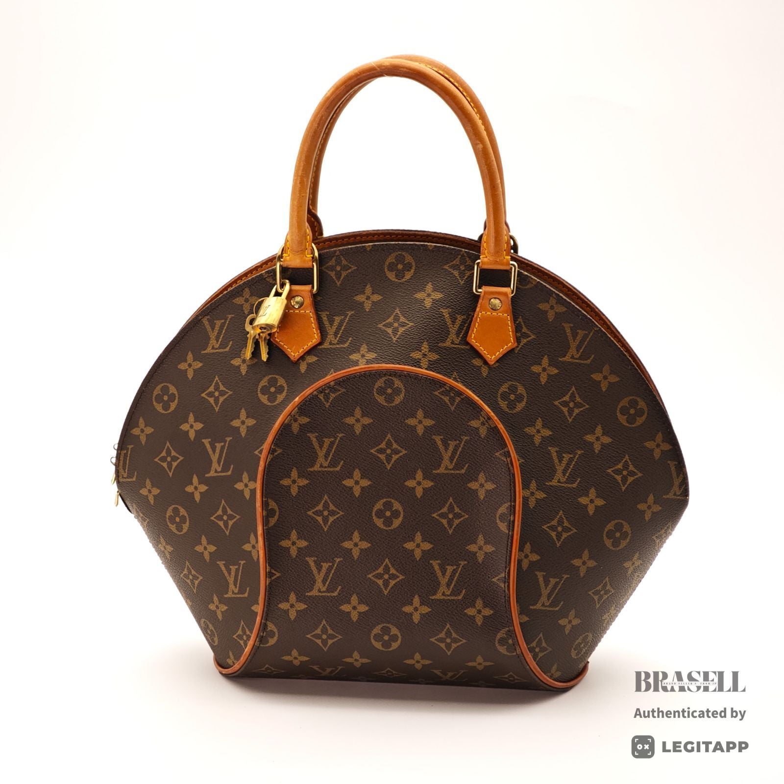 LOUIS VUITTON Ellipse MM M51126 Hand Bag Monogram Canvas MI0918【ImportFeeFREE】