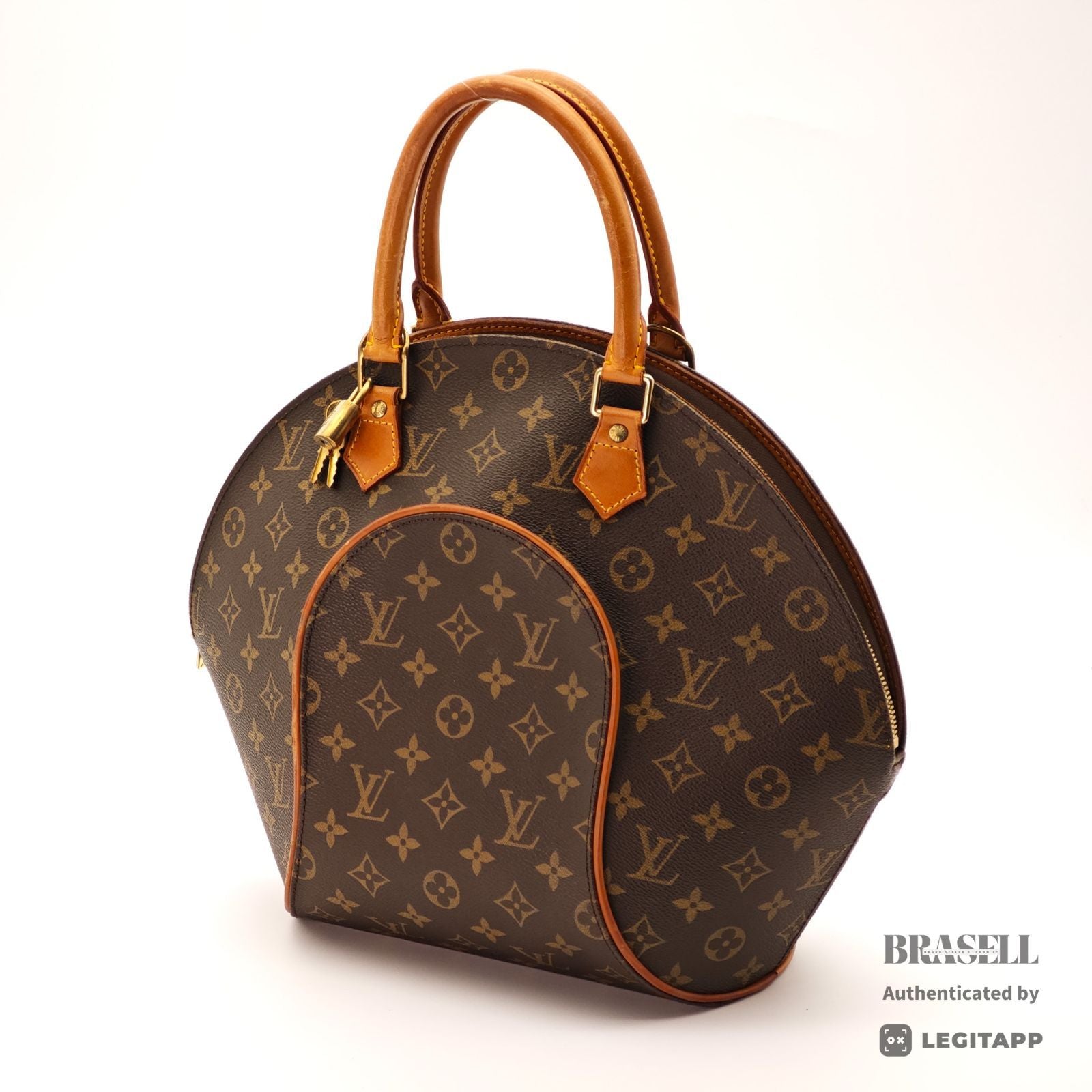 LOUIS VUITTON Ellipse MM M51126 Hand Bag Monogram Canvas MI0918【ImportFeeFREE】