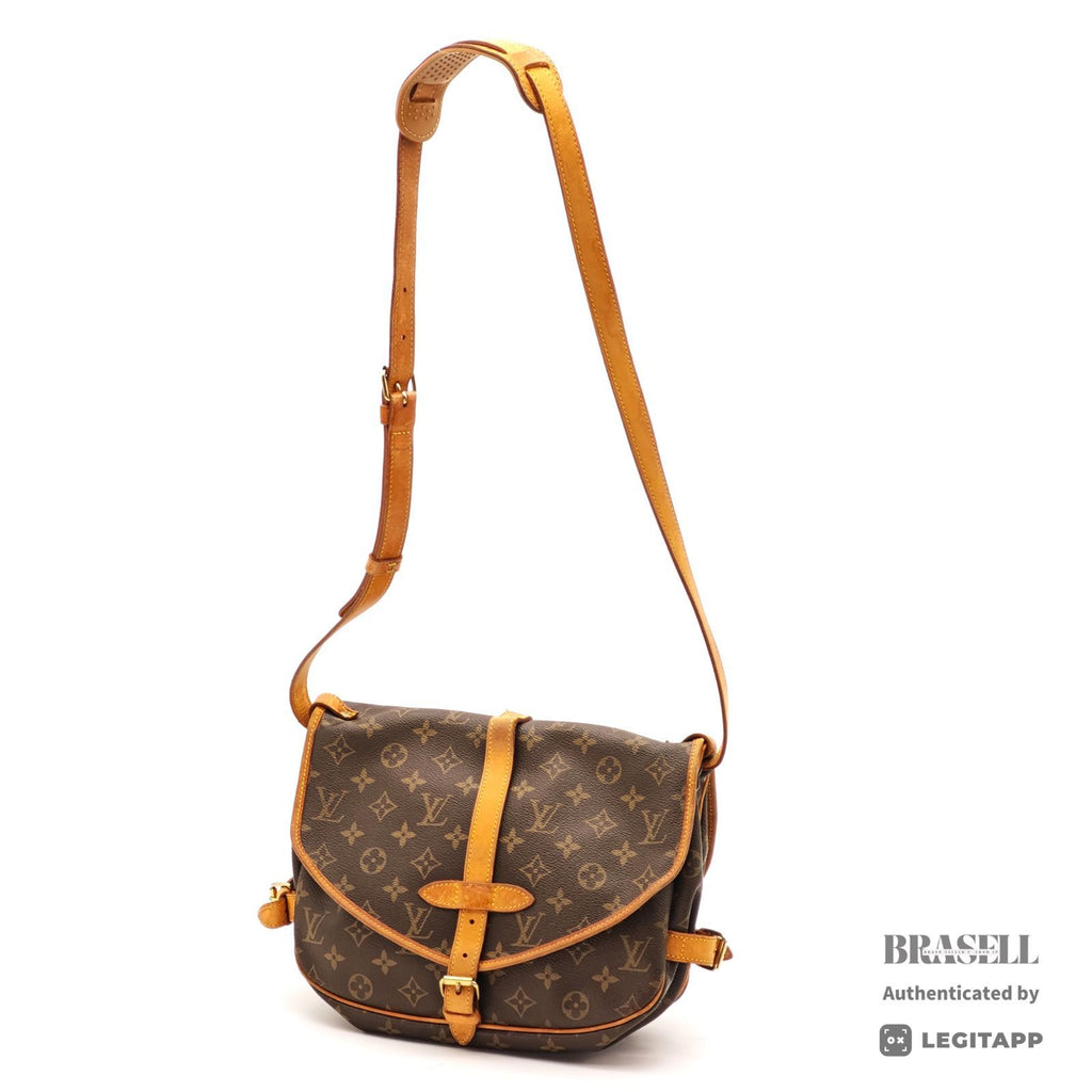 LOUIS VUITTON Saumur 30 M42256 Shoulder Bag Monogram Canvas BN 【ImportFeeFREE】