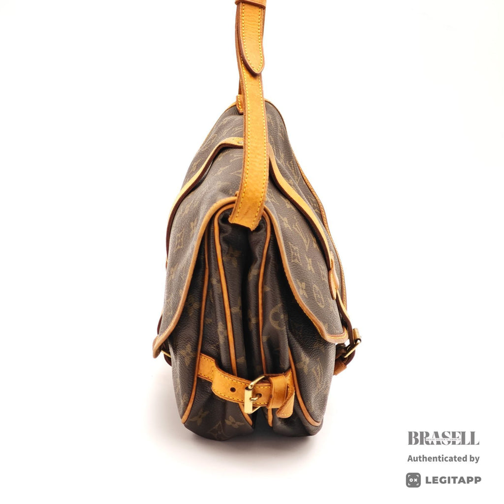 LOUIS VUITTON Saumur 30 M42256 Shoulder Bag Monogram Canvas BN 【ImportFeeFREE】