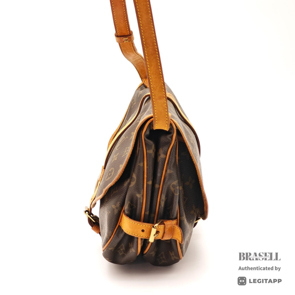 LOUIS VUITTON Saumur 30 M42256 Shoulder Bag Monogram Canvas BN 【ImportFeeFREE】