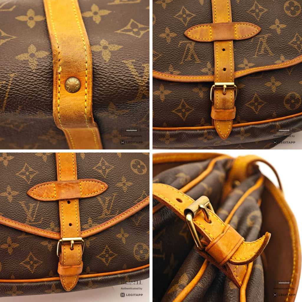 LOUIS VUITTON Saumur 30 M42256 Shoulder Bag Monogram Canvas BN 【ImportFeeFREE】