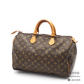 LOUIS VUITTON Speedy 35 M41524 Hand Bag Monogram Canvas Brown 【ImportFeeFREE】