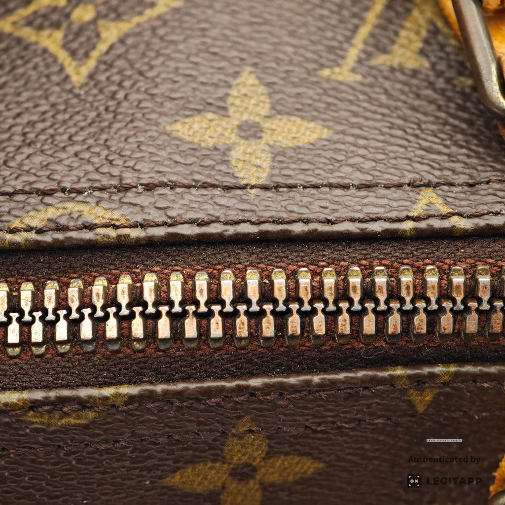 LOUIS VUITTON Speedy 35 M41524 Hand Bag Monogram Canvas Brown 【ImportFeeFREE】